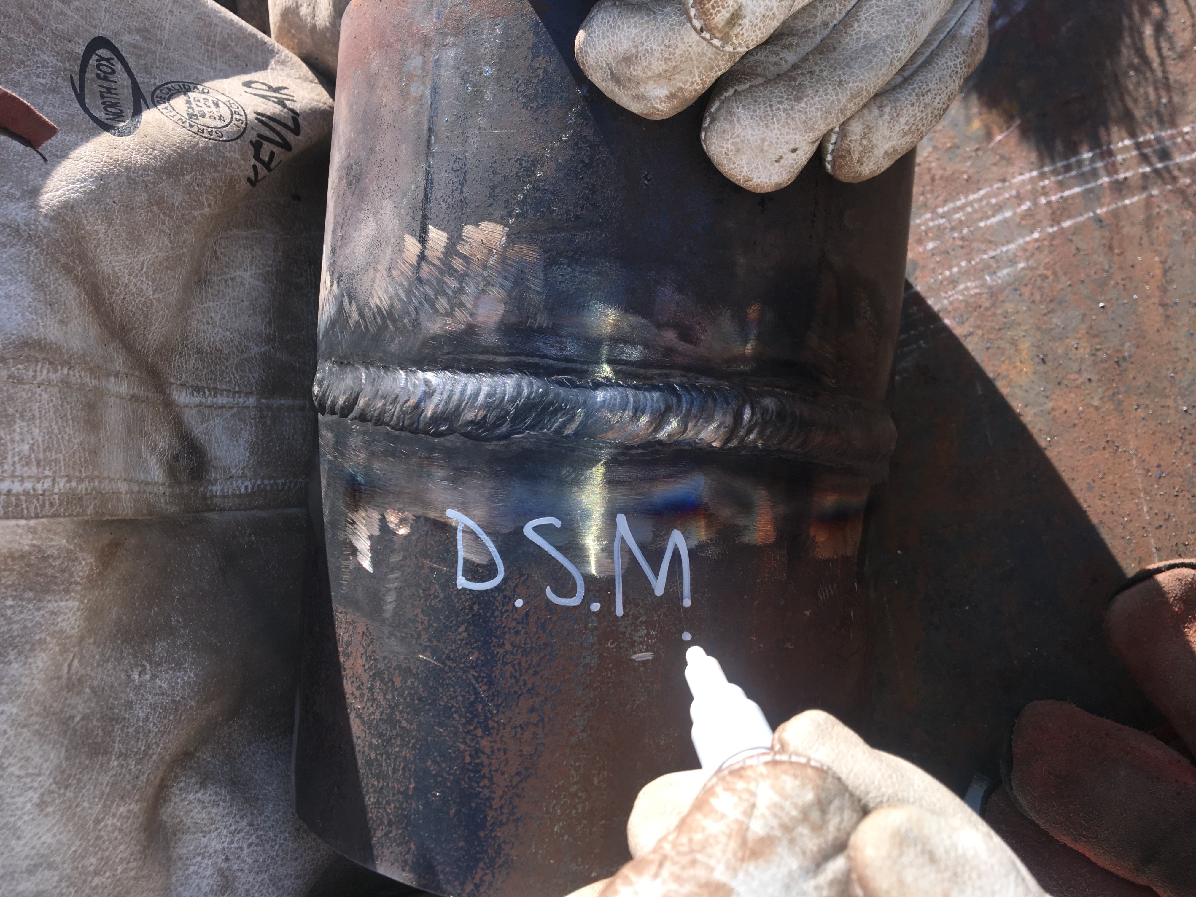 Inspección VT PT soldadura